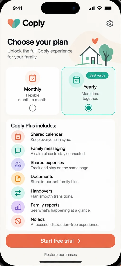 Coply subscription plans